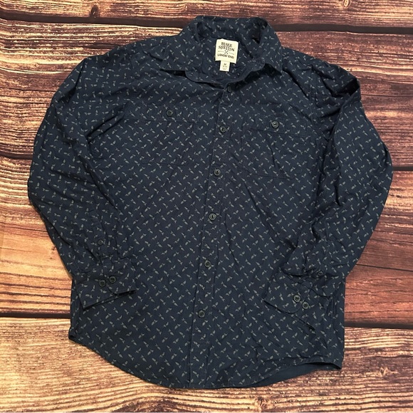 Men’s Blake Shelton X Lands End Button Down Shirt Size M 38-40 - Picture 1 of 4